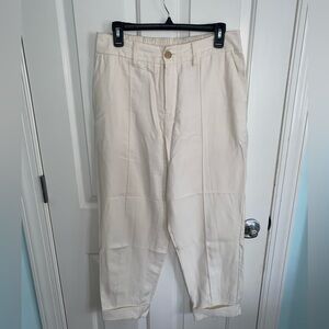 A New Day White Baggy Work Trouser